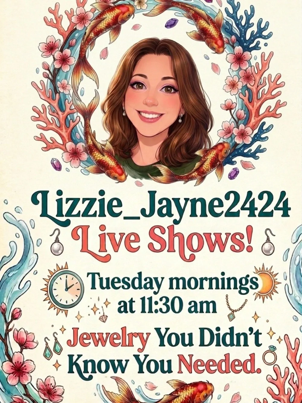 Lizzie’s Live Show Listing 😍💜✨🥳💎 - Picture 1 of 1